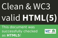 W3C Valid